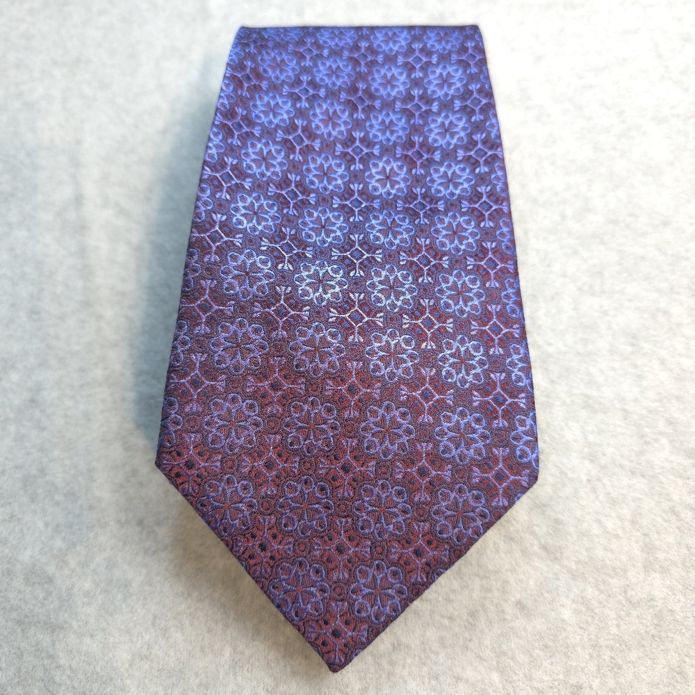 Courage Handsewn Neckwear Purple Men's Tie 100% Silk